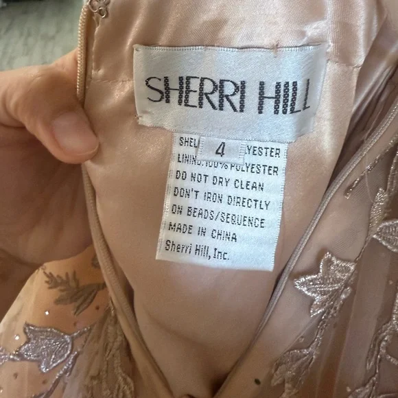 Sherri Hill Champagne Gown – Size 4 – Worn Once - Picture 5 of 6